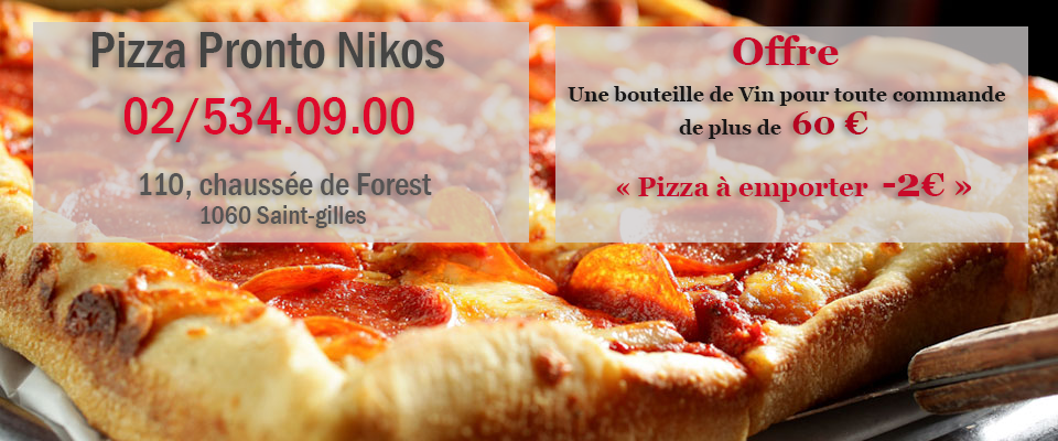 Pizza à domicile Saint-Gilles